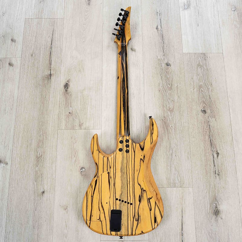 Legator Ninja N6FX-PM Multi-Scale Guitar, All-Palemoon Ebony