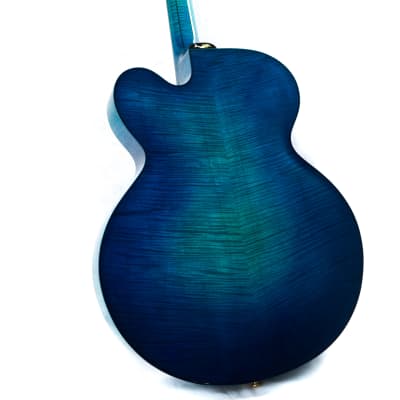 Washburn Blue Dolphin Yuriy Shishkov Masterpiece Archtop Acoustic Guitar image 5