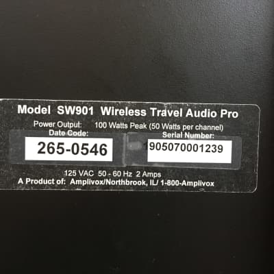 AmpliVox Wireless Travel Audio Pro SW901 image 10