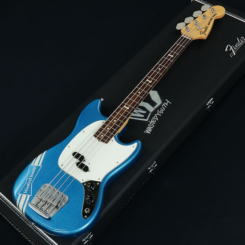 LIMITED WASTED YOUTH MUSTANG®BASS Fender Fender LIMITED WASTED YOUTH MUSTANG BASS Fender x Wasted | Reverb