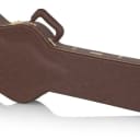 Gator Cases Deluxe Wood Series Gibson SG® Guitar Case, Brown