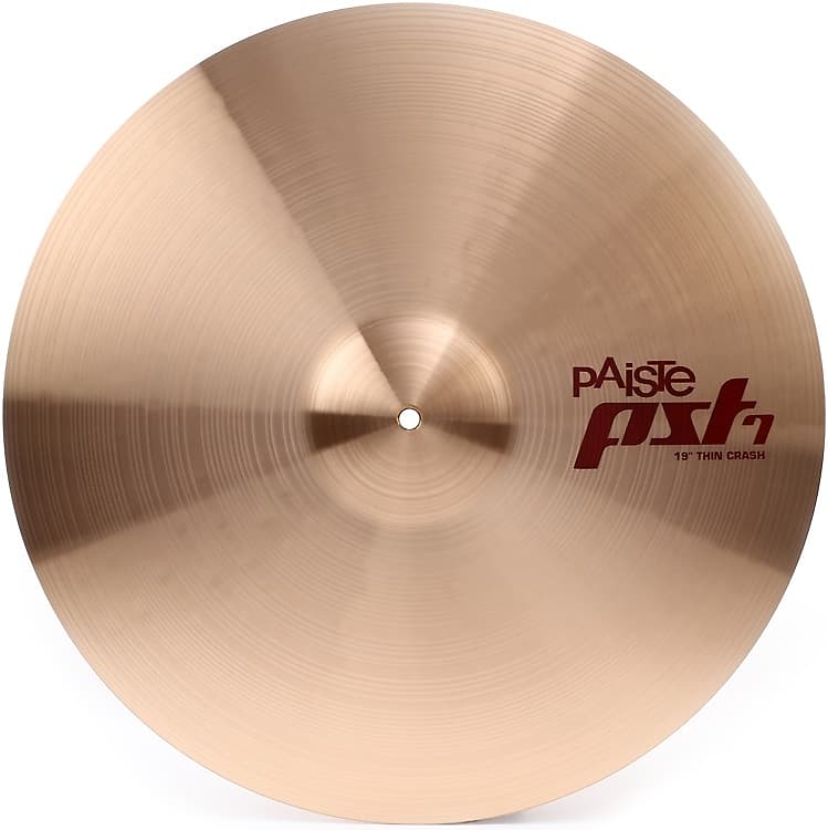 Paiste 19 inch PST 7 Thin Crash Cymbal image 1