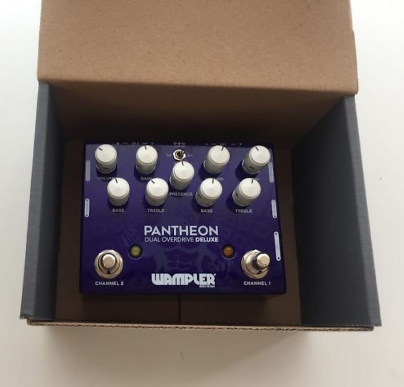 Wampler Dual Pantheon 2-channel Overdrive Pedal w/ Original box & paperwork image 1