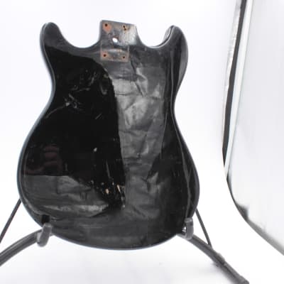 Harmony H802B Teisco Black Vintage Electric Guitar Body Project image 3