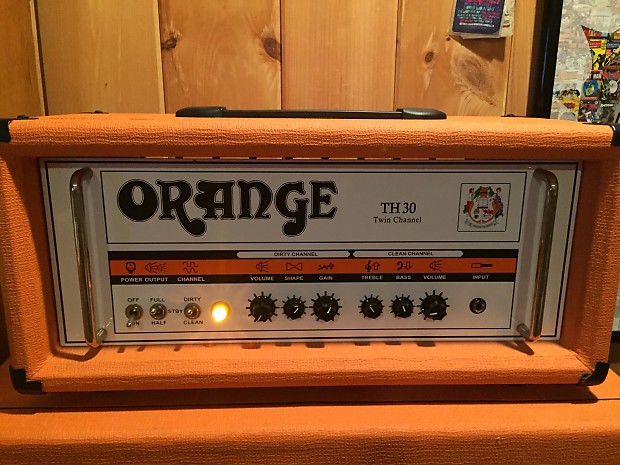 Orange TH30H 30-Watt Twin Channel Guitar Head, Orange Tolex image 1