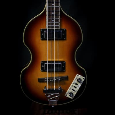 Used Jay Turser Violin Bass - Sunburst 122219 image 3