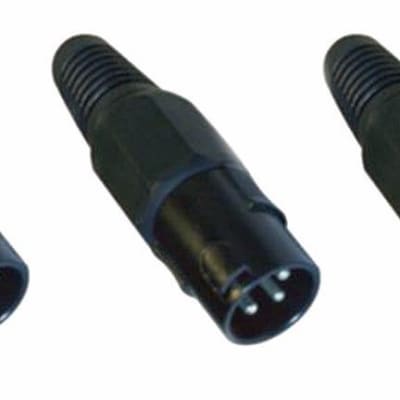 (5 Pack) Procraft PC-TX006 Professional 3 Pin Male XLR Mic Cable End Connector