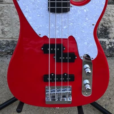 GAMMA Custom Bass Guitar T22-02, Delta Star Model, Tuscany Red image 3