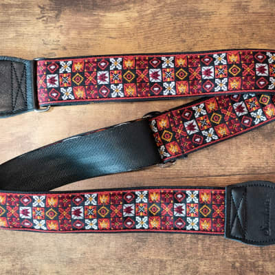 Souldier Woodstock Red Guitar Strap | Reverb