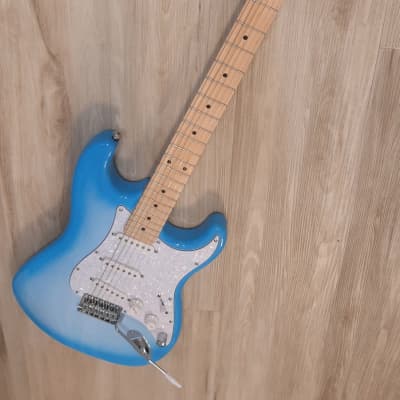 2022 Elite ® Strat Style Pro Style Guitar "Sky Blues " ,Hot Mods w/ Z-Mule® Pickups  LTD image 9