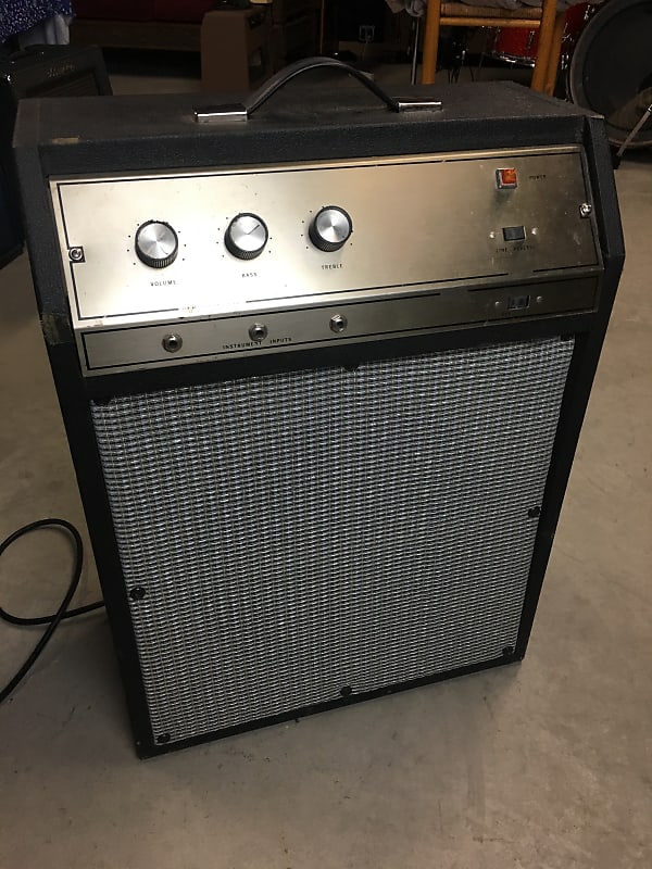 1968 Valco Tube Amplifier / 1x15" Jensen Speaker 2x6L6 Amp / Supro Thunderbolt?? image 1