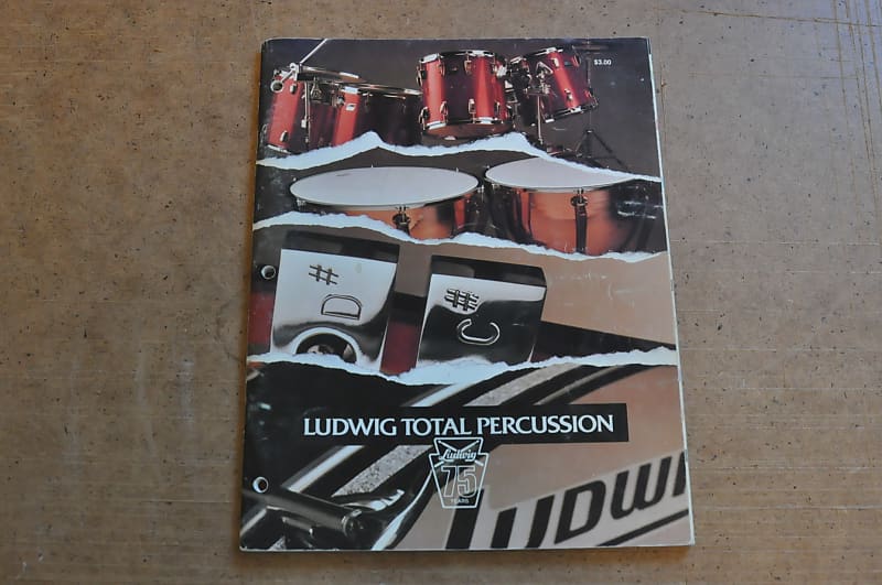 Ludwig Total Percussion vintage catalog booklet brochure. 1984 image 1