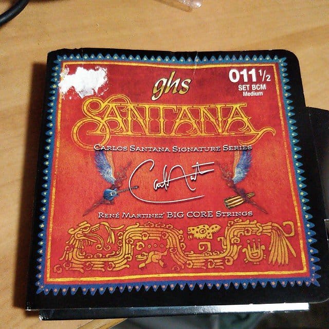 Ghs on sale santana strings