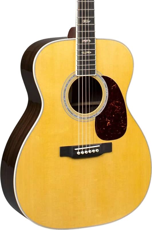 Martin J-40 Jumbo Acoustic Guitar, Natural w/ Case | Reverb