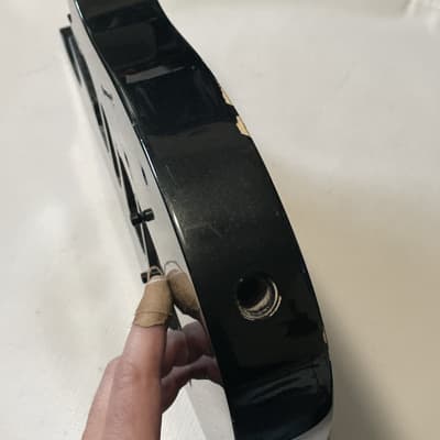 2000 Japan Fujigen Ibanez RG570 Metallic Jet Black Guitar Body Floyd Ready image 13