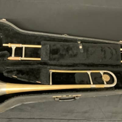 F.E. Olds Studio Model Trombone Vintage Late 40s-Early 50s  Los Angeles - Raw Brass image 7