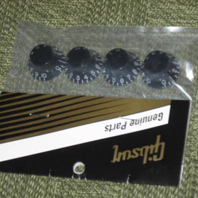 new in package A+ genuine Gibson Top Hat Knobs Black PRHK-010 (set of 4 knobs) image 8