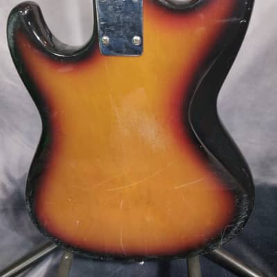 Teisco Vintage, Rare, Made in Japan, Solid Body Electric Guitar 1960s - Tobacco Burst image 10