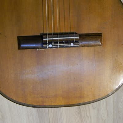 tolle vtg Klassikgitarre 4/4 Konzertgitarre Gitarre vollmassiv Deutschland ~1950 image 16