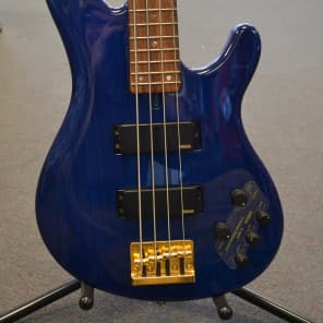 Yamaha TRB-4 II Bass Guitar Translucent Blue Burst image 3