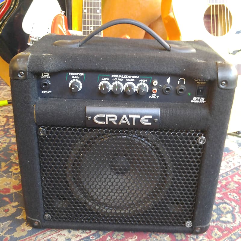 Crate Bt15 15w 1x8 Bass Combo Amp D2tdq80487 Reverb