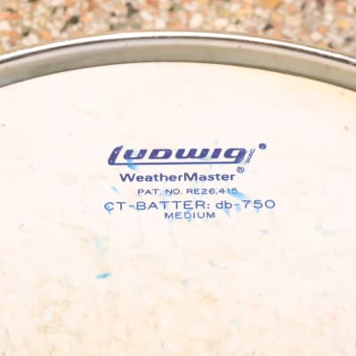 Stewart 5.5x14" Snare Drum Blue Sparkle Vintage 1970's MIJ image 9
