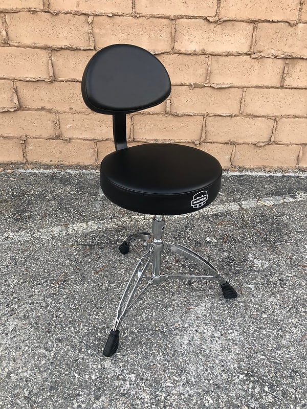 Mapex T700 Round Top Drum Throne w/ Backrest and Double Reverb
