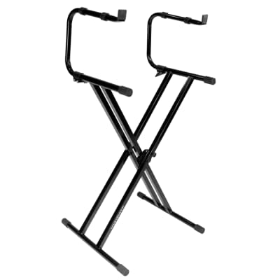 Ultimate Support IQ-2200 Two-tier IQ Series X-style Keyboard Stand image 1