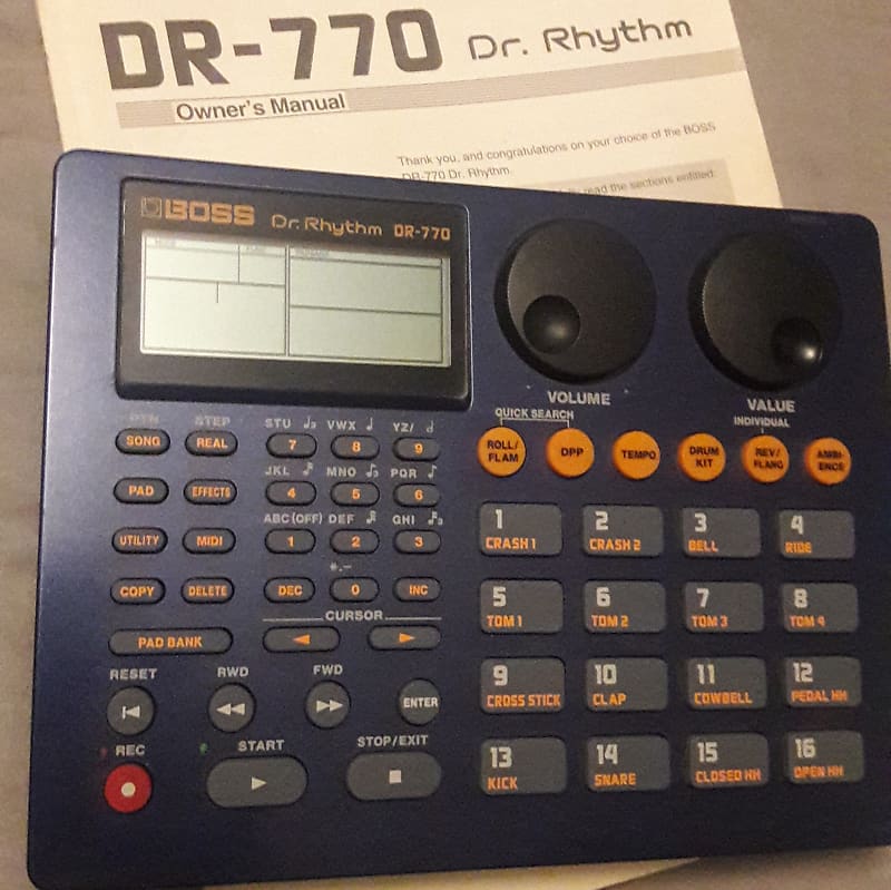 BOSS Dr Rhythm ドクターリズム ドラムマシン DR-770-