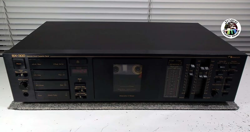 1986 Nakamichi BX-300 Discrete 3-Head Cassette Deck New Belts Recapped Fully Serviced 07-17-2025 Super Clean Condition #233  			