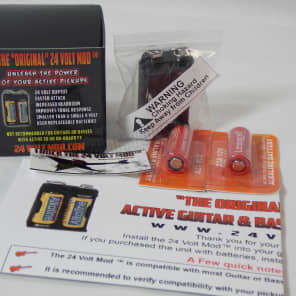24 VOLT Mod Active Guitar Pickup Battery Pack ™ For EMG & ALL ACTIVE PICKUPS image 2