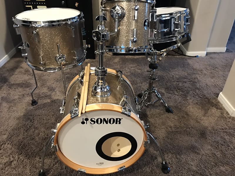 Sonor Martini Drum Kit Champagne sparkle Reverb