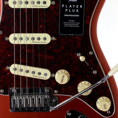 Fender Player Plus Stratocaster  Aged Candy Apple Red image 6