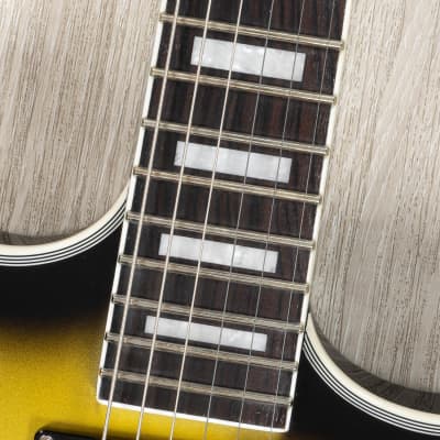 ESP LTD Bill Kelliher Signature Sparrowhawk Guitar, Vintage Silver Sunburst image 10