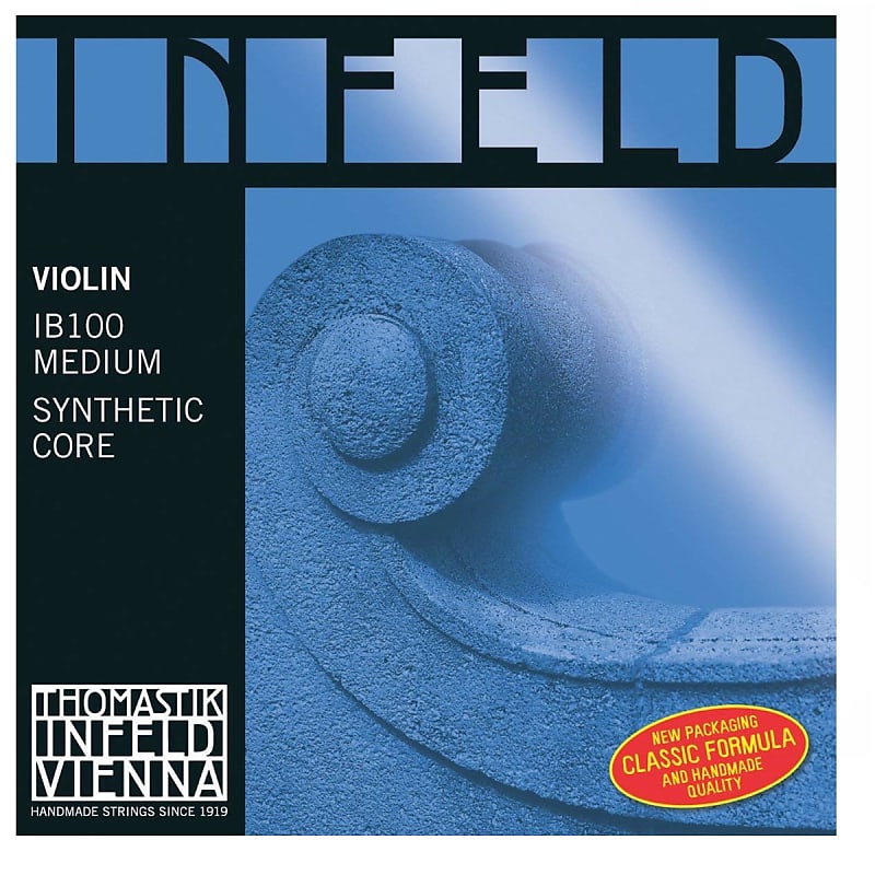 Immagine Thomastik-Infeld IB100 Infeld Blue Composite Core 4/4 Violin String Set - (Medium) - 1