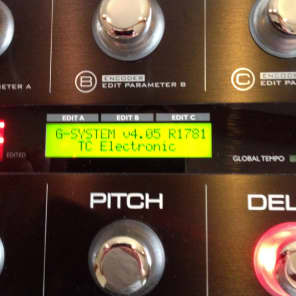 TC Electronic G System, Black iB Modified Version *RARE TC Electronic G System, Black iB Modified Version *RARE