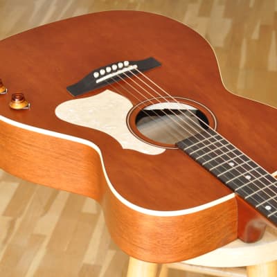 ART & LUTHERIE Legacy Havana Brown Q Discrete / Made In Canada / Acoustic-Electric Concert Size Guitar image 5