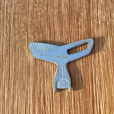 1950s-1960s Premier / Olympic Model 1615 Slotted Drum Key Whale Tail image 3