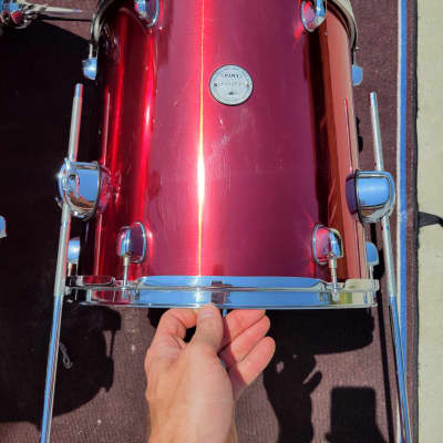 Mapex Horizon Series 4 Piece Drum Shell Pack - 10/12/14/22 - Red (189-1) image 23