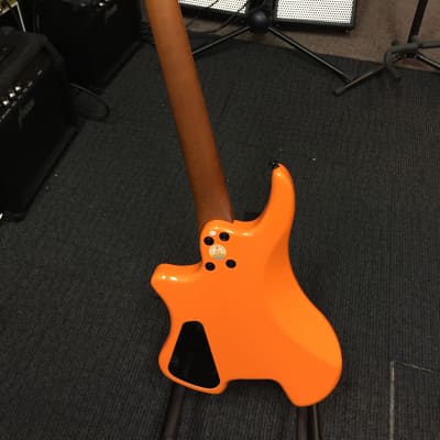 Kapok Gloss Orange Headless Electric Guitar,H-H,Solid Body+Free Bag KAHL001/ORG image 5