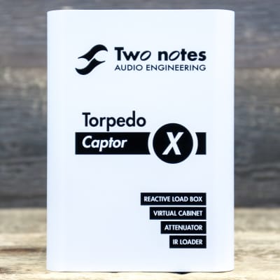 Two Notes Torpedo Captor X 8ohm Stereo Reactive Load Box / Attenuator