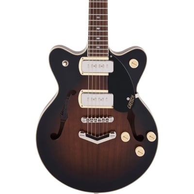 Gretsch G2655-P90 Streamliner Center Block Jr. Double-Cut P90 with V-Stoptail, Brownstone image 1