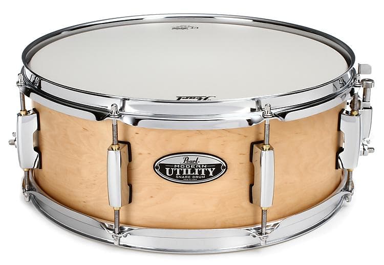 Pearl Modern Utility Snare Drum - 5.5 x 14-inch - Satin Natural image 1