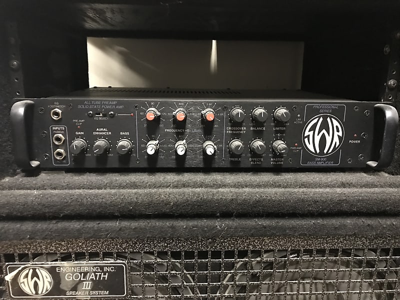 Swr Sm 900 Bass Amplifier Head Reverb