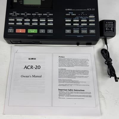 Kawai ACR-20 Digital Accompaniment Center Digital Instrument with Power Supply