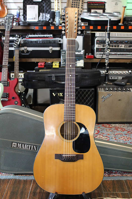 1974 Martin D12-18 12-String Acoustic w/ OHSC image 1