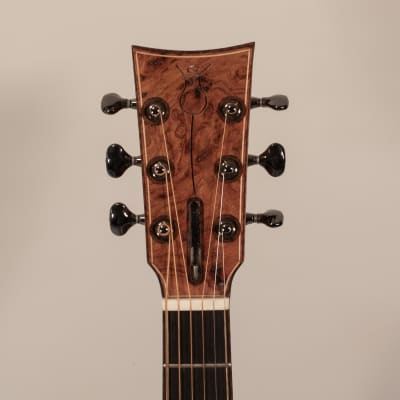 Lefty/Righty Portland Guitar OM Brazilian Rosewood with Adirondack Spruce Top and Snakewood + Pickup image 10