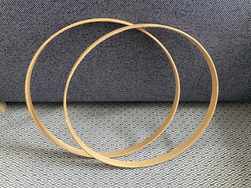 26” Maple Bass Drum Hoops with Inlay Gretsch? Reverb
