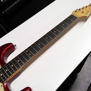 1964 Fender Vintage Stratocaster Modified Guitar w/OHSC Candy Apple Red image 3