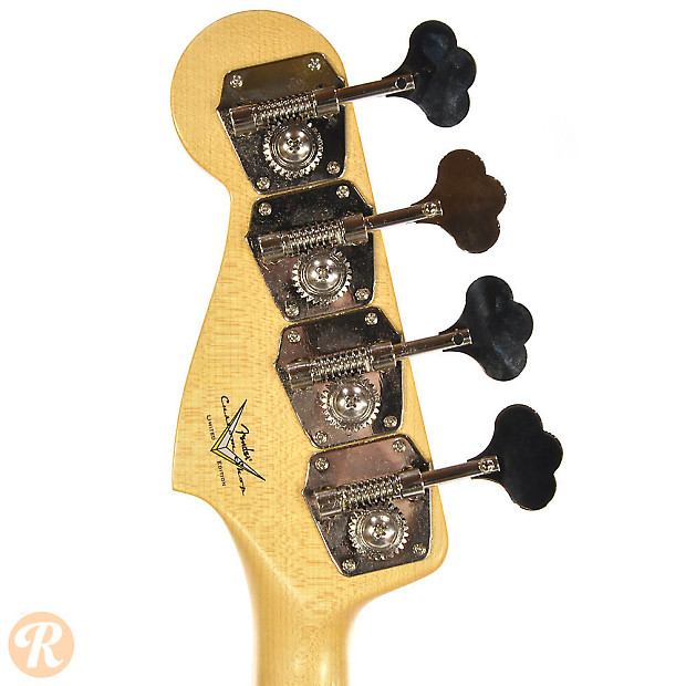 Fender Adam Clayton Signature Precision Bass Gold Sparkle 2011 image 4